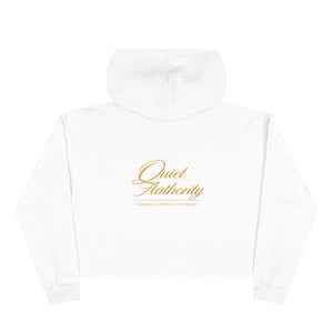 Quiet Authority Crop Hoodie ( Yahuah Governs the Heart)
