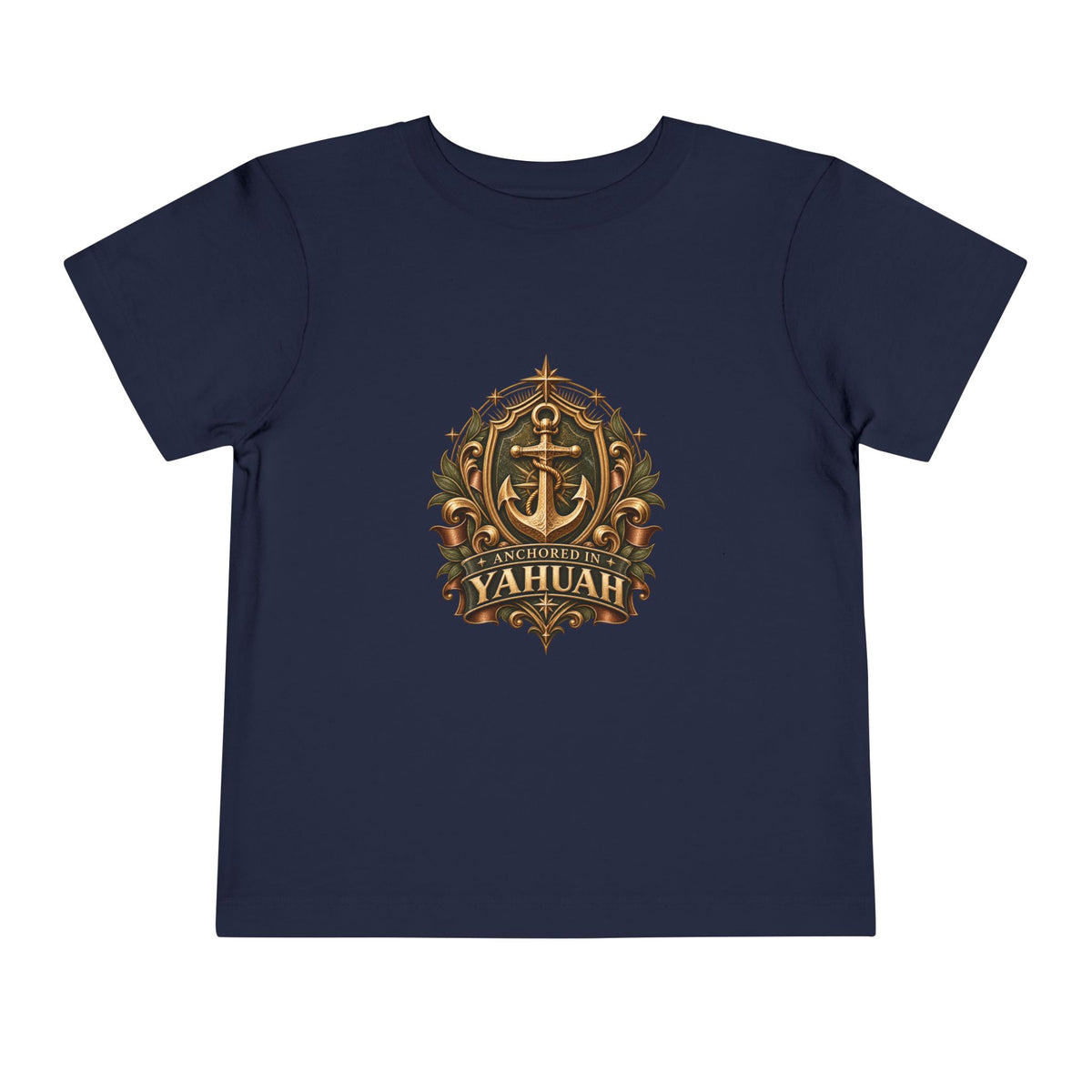 Anchored in Yahuah — Toddler Short Sleeve Tee