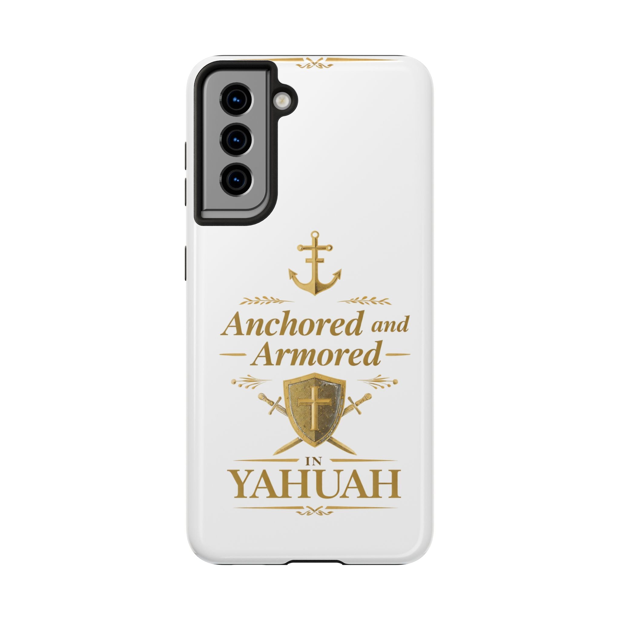 Anchored and Armored in Yahuah – Tough Phone Case