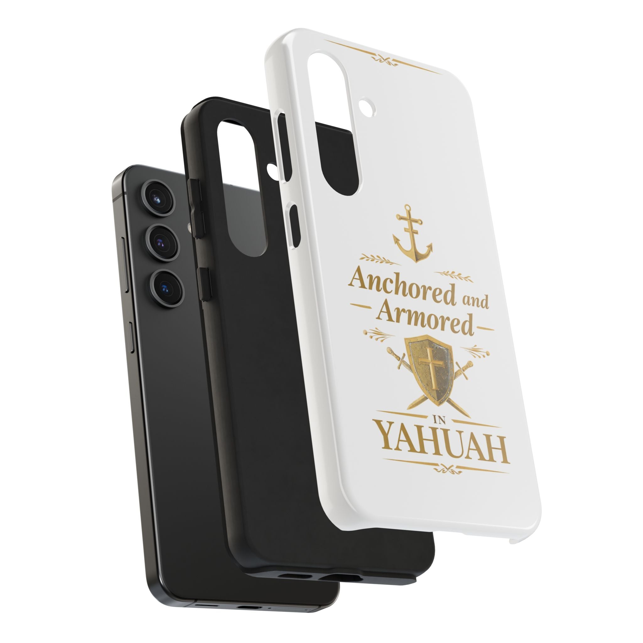 Anchored and Armored in Yahuah – Tough Phone Case