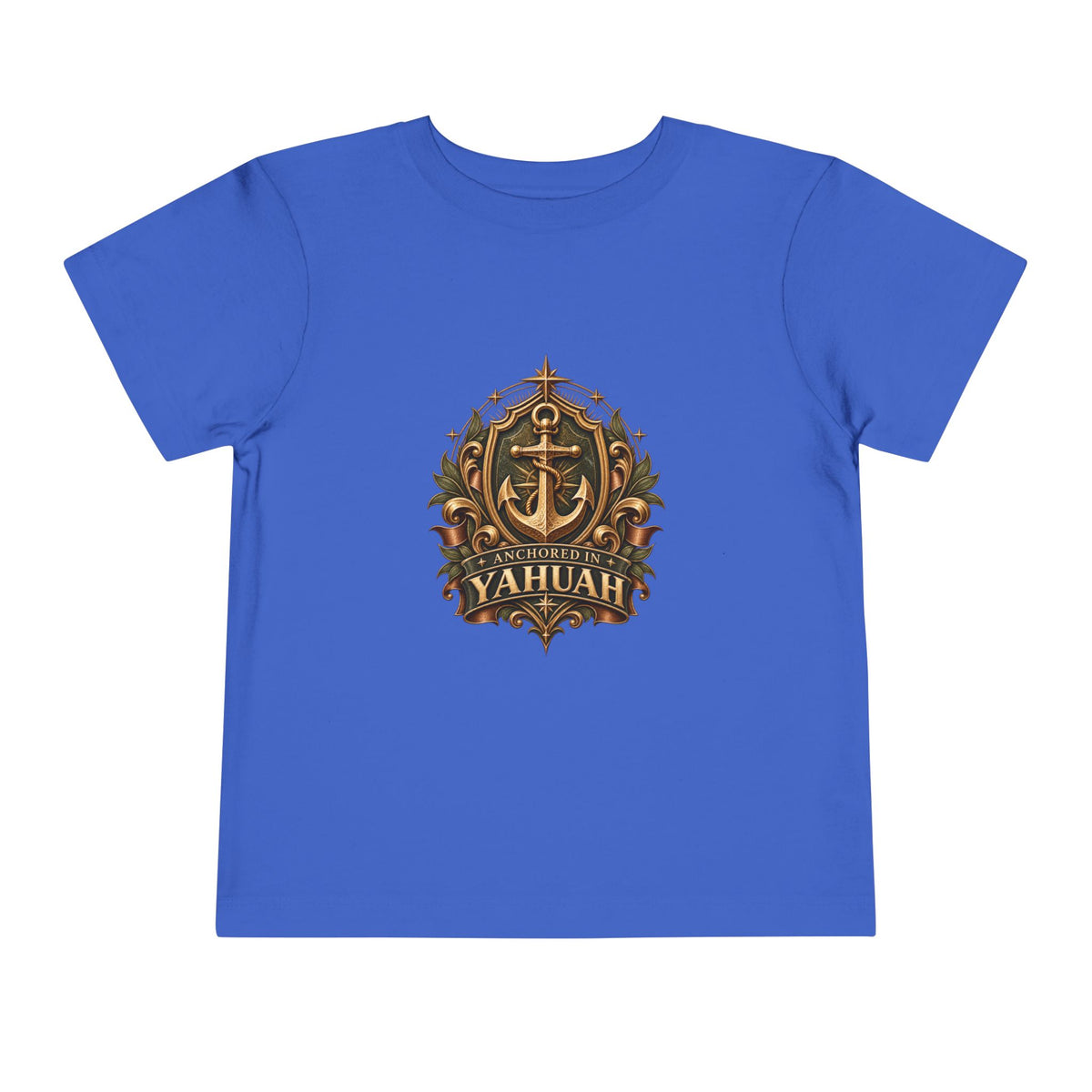 Anchored in Yahuah — Toddler Short Sleeve Tee