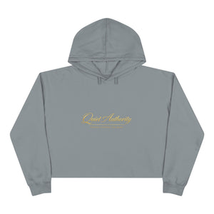 Quiet Authority Crop Hoodie ( Yahuah Governs the Heart)