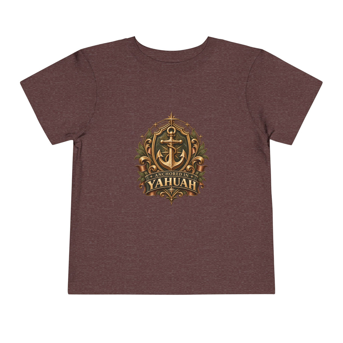 Anchored in Yahuah — Toddler Short Sleeve Tee